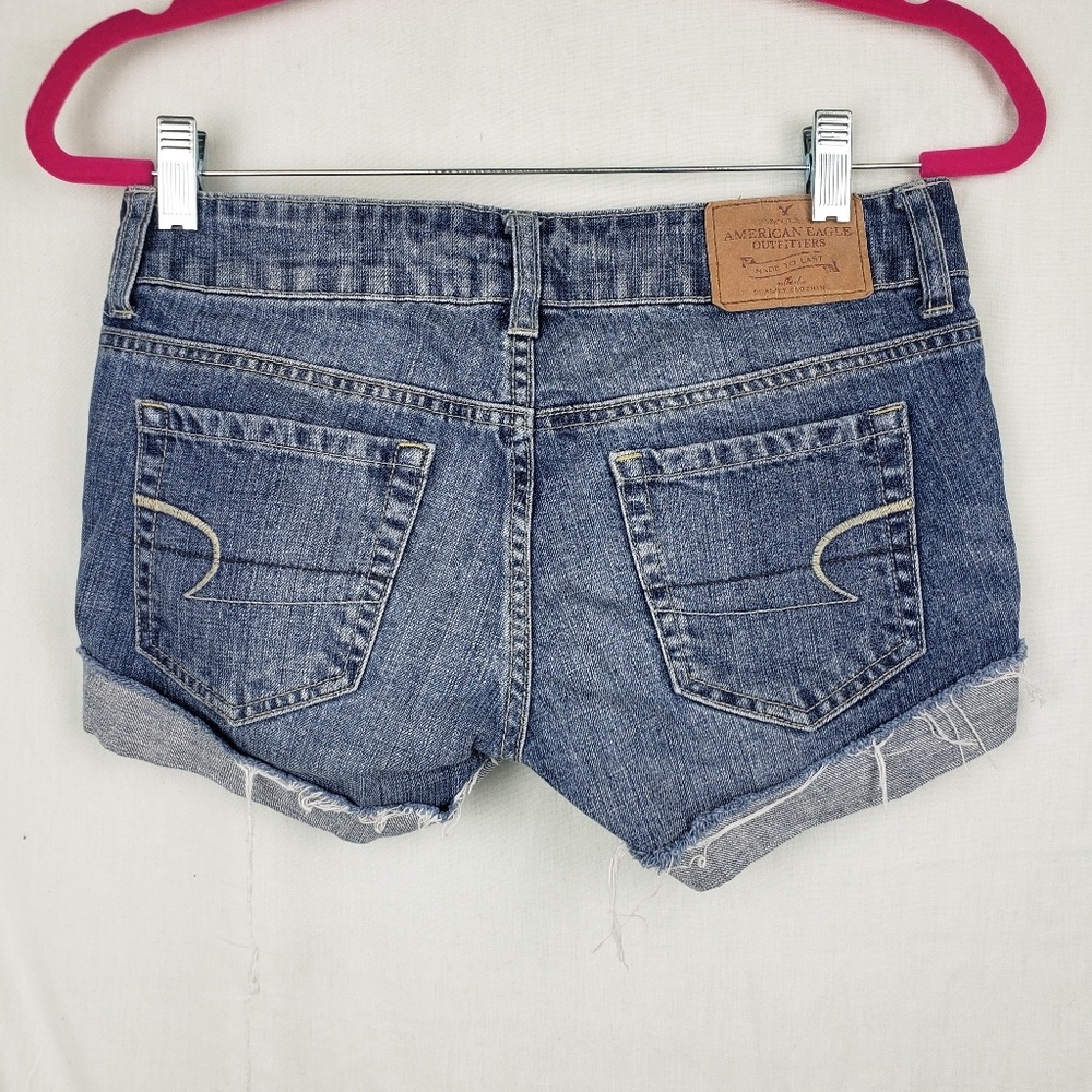 American Eagle Womens Cut Off Denim Jean Shorts - Picture 7 of 8